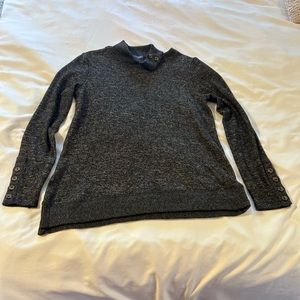 Democracy Charcoal Gray Cowl Neck Sweater